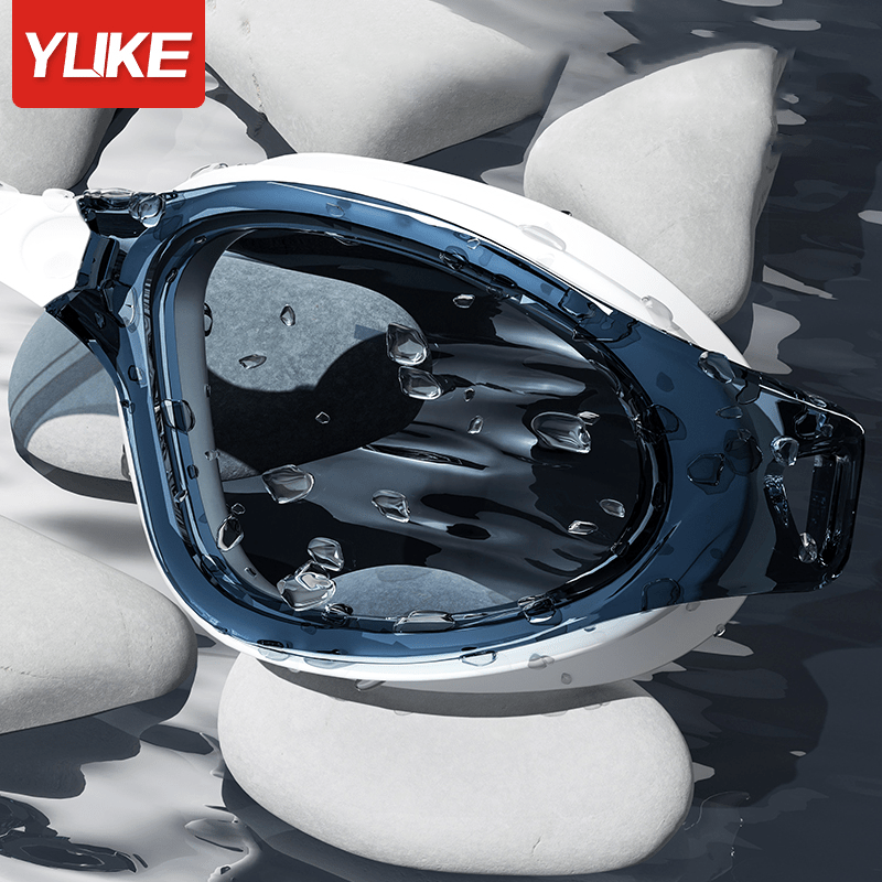 Adult Anti-fog Waterproof Swimming Goggles Large Frame