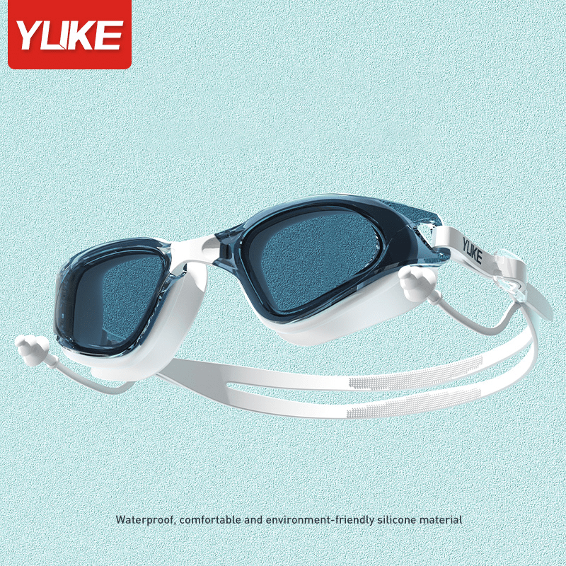 Adult Anti-fog Waterproof Swimming Goggles Large Frame