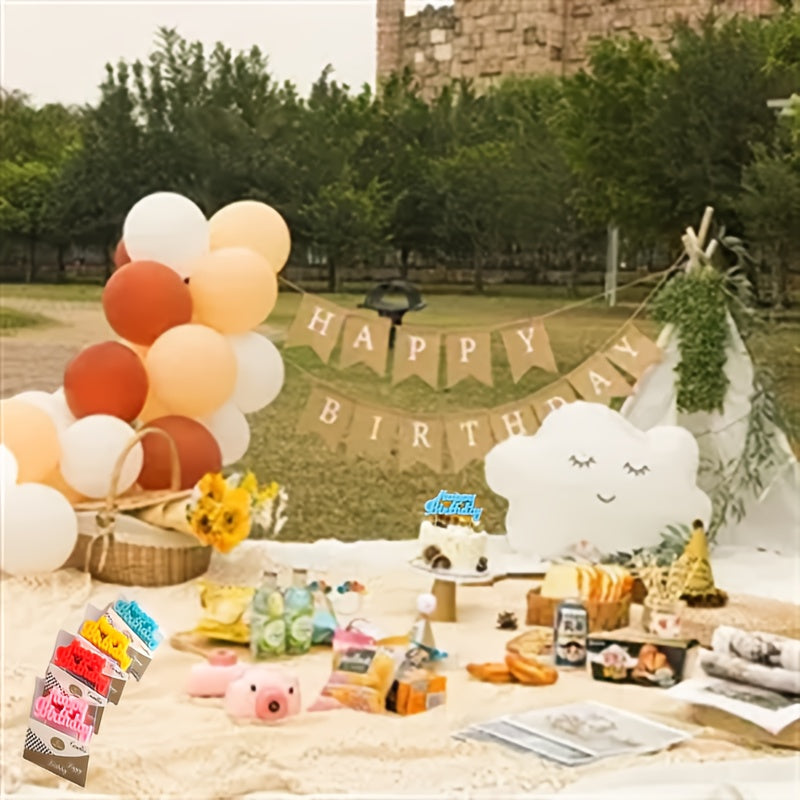 Happy Birthday Candle Smokeless Candle For Birthday Party Supplies