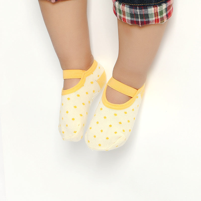 Kids Non-Slip Ankle Socks with Strap for Toddlers Girls