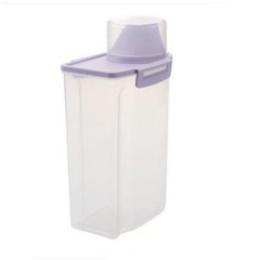 2.5L Plastic Food Storage Container with Measuring Cup & Grain Dispenser