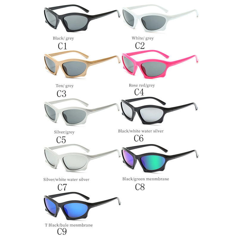 Y2K Wrap Around Sunglasses Unisex Outdoor Sports Glasses UV400