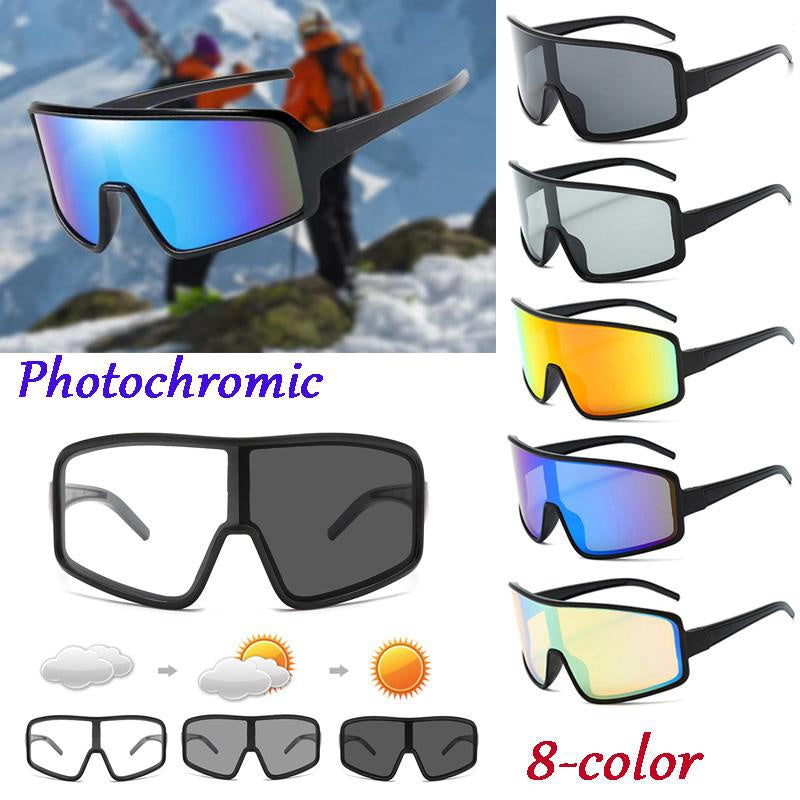 UV Protection Photochromic Square Sunglasses for Men