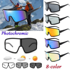 UV Protection Photochromic Square Sunglasses for Men