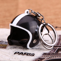 Motorcycle Helmet Keychain For Men Hard Rock Car Bag Keychain Gift