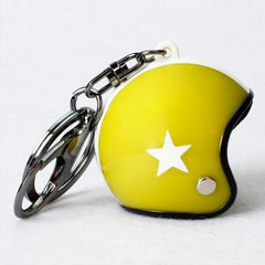 Motorcycle Helmet Keychain For Men Hard Rock Car Bag Keychain Gift