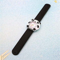 Cartoon Print Silicone Watch for Boys and Girls - Quartz Watch