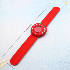 Cartoon Print Silicone Watch for Boys and Girls - Quartz Watch