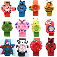 Cartoon Print Silicone Watch for Boys and Girls - Quartz Watch