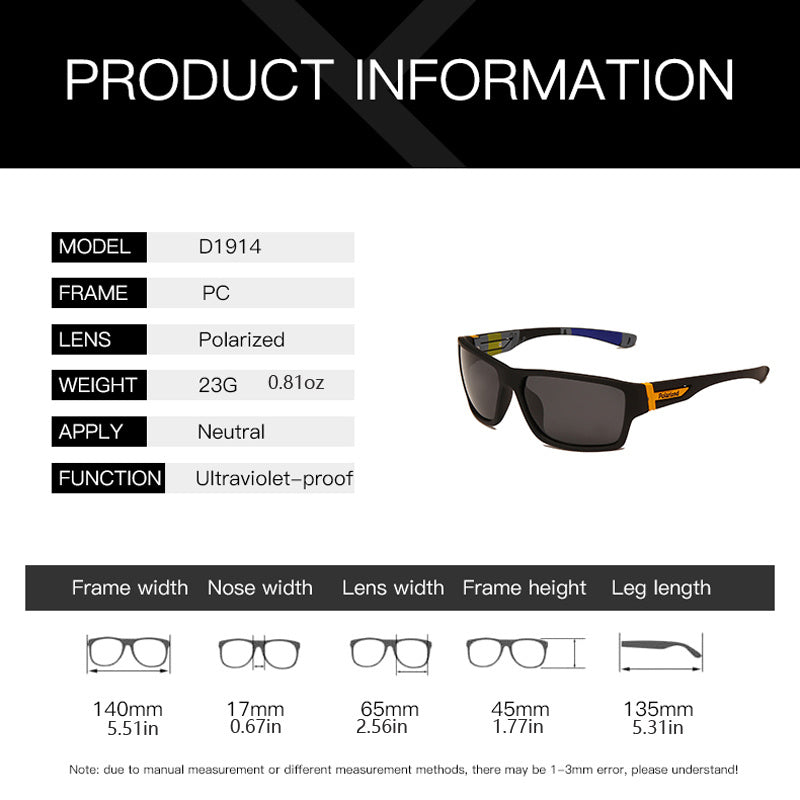 Men's Polarized Sunglasses for Outdoor Activities