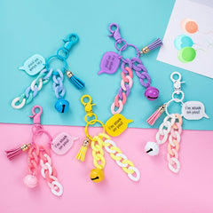 Colorful Chain Key Chain Car Key Chain Bag Charm Pendant Gift Men Women