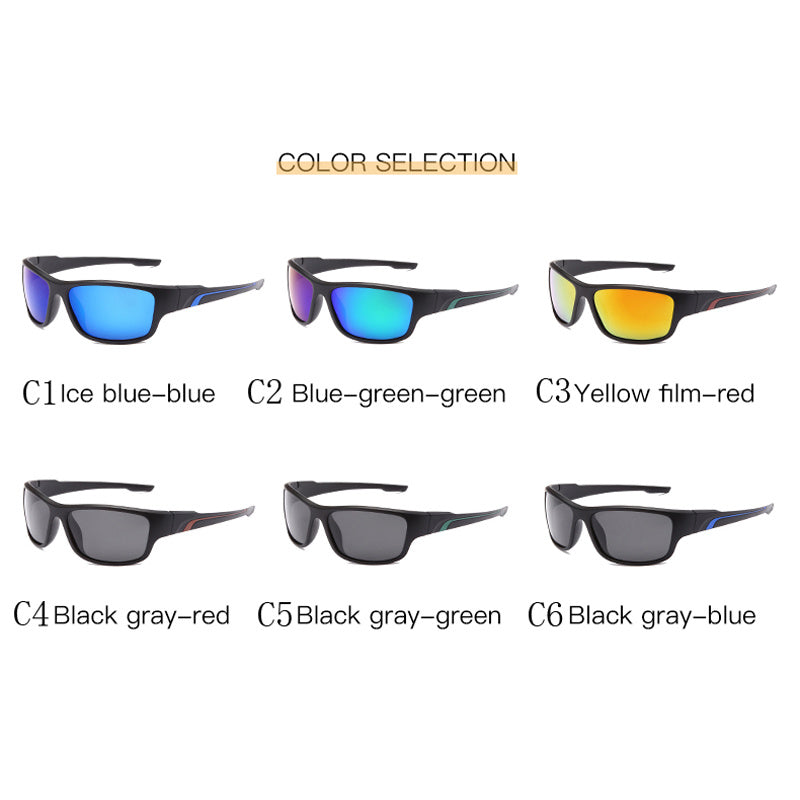 Vintage Square Sun Glasses Polarized Unisex Sunglasses