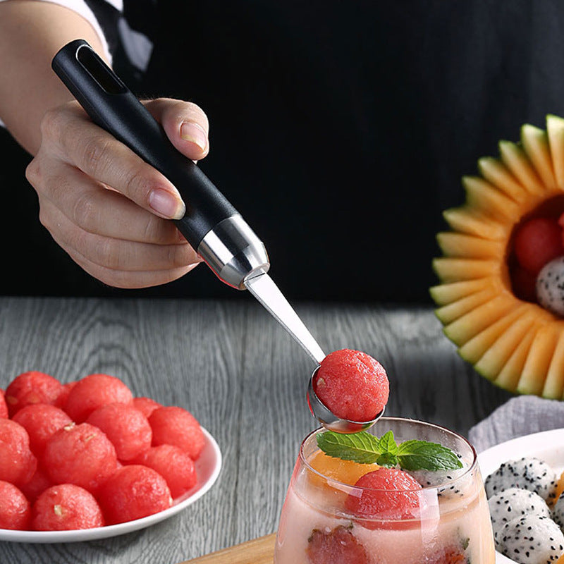 304 Stainless Steel Fruit Scoop for Ice Cream and Watermelon