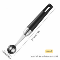304 Stainless Steel Fruit Scoop for Ice Cream and Watermelon