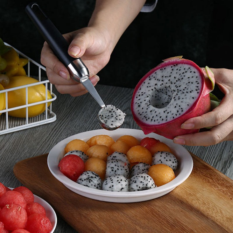 304 Stainless Steel Fruit Scoop for Ice Cream and Watermelon