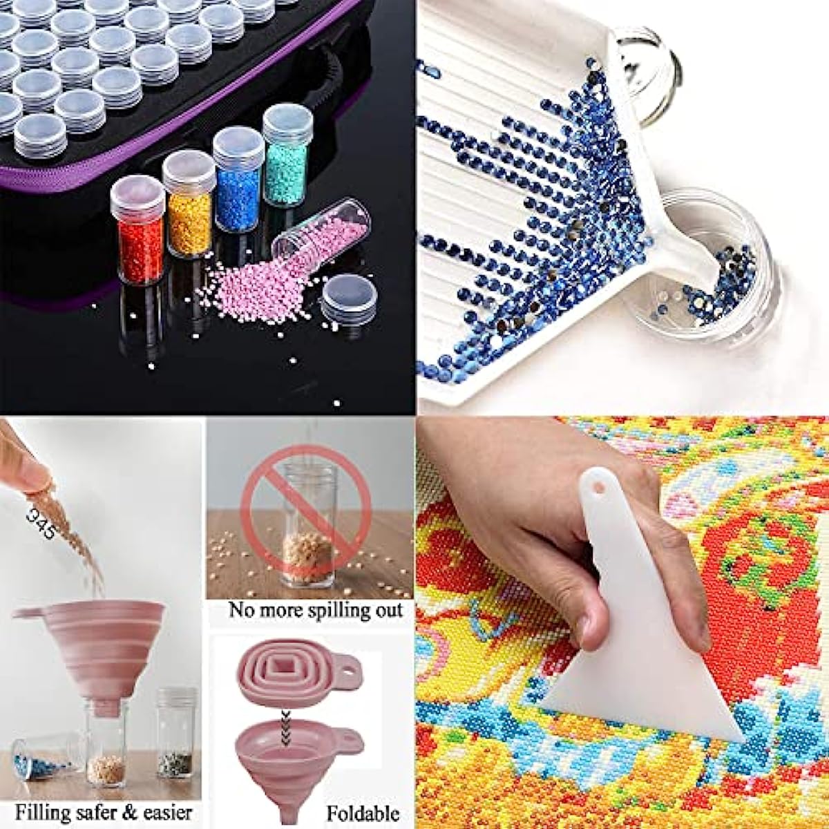 30-Slot DIY Diamond Painting Storage Containers