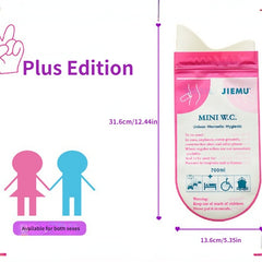 4pcs Disposable Urinal Bag Unisex Device For Outdoor Travel