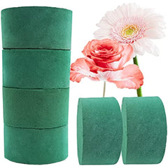 6pcs Round Floral Foam Blocks Green Wet Dry Flower Foam Plant Foam