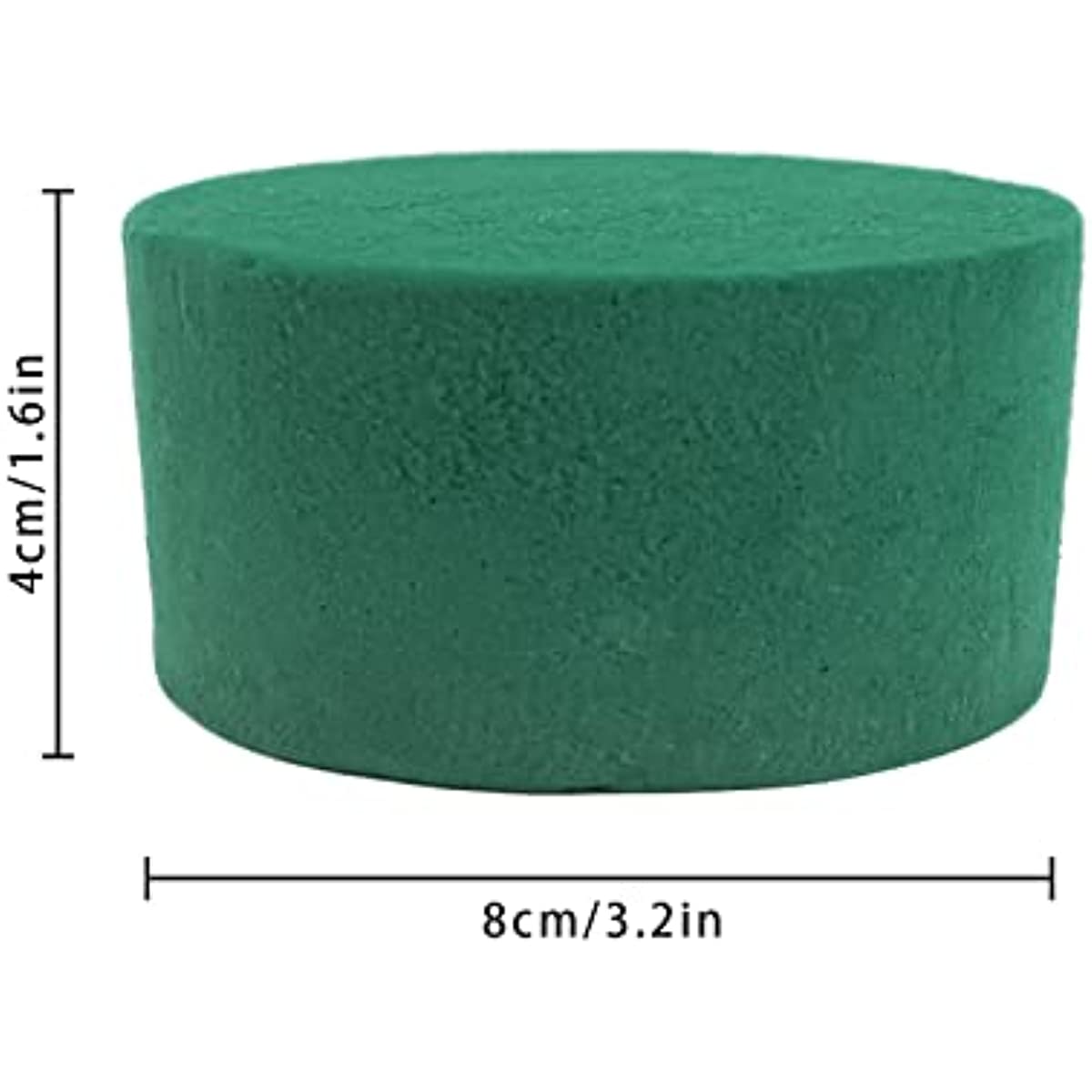 6pcs Round Floral Foam Blocks Green Wet Dry Flower Foam Plant Foam