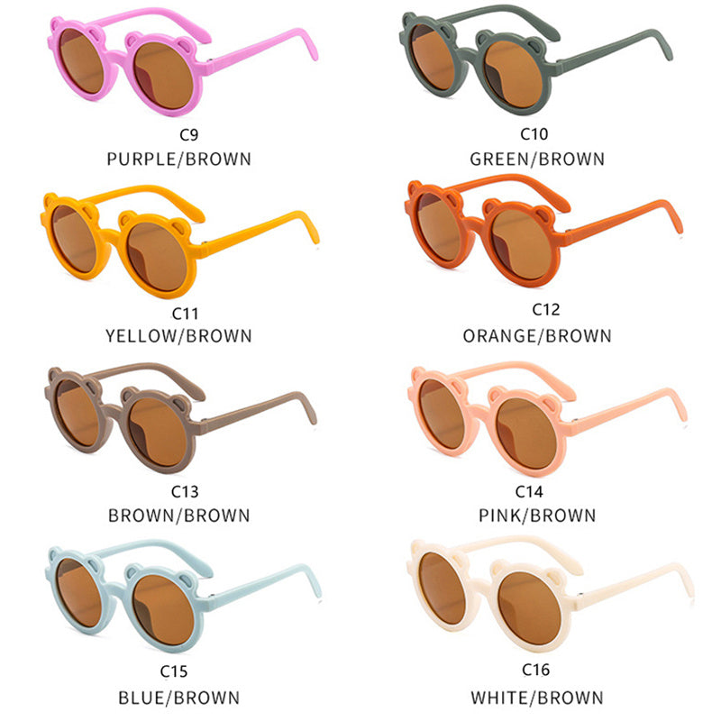 Bear Ear Frame Sunglasses UV Protection for Kids