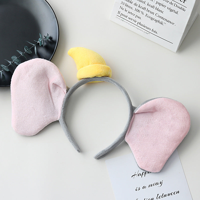 Cartoon Plush Elephant Ear Headband for Girls