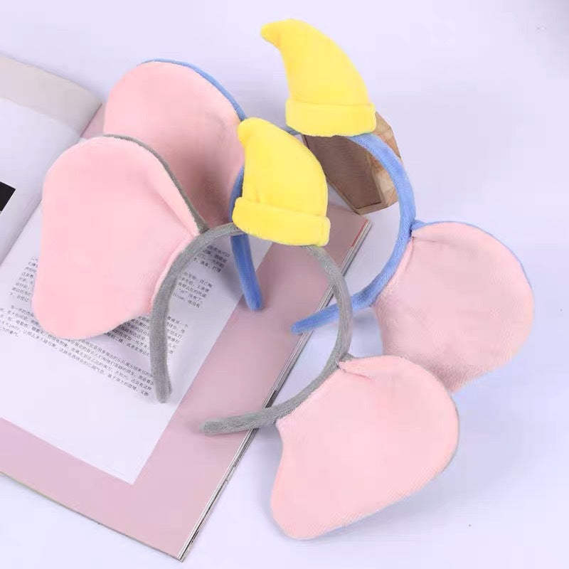 Cartoon Plush Elephant Ear Headband for Girls