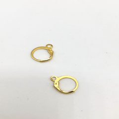 50pcs Vintage French Style Earring Hooks 15x12mm DIY Jewelry Making Supplies