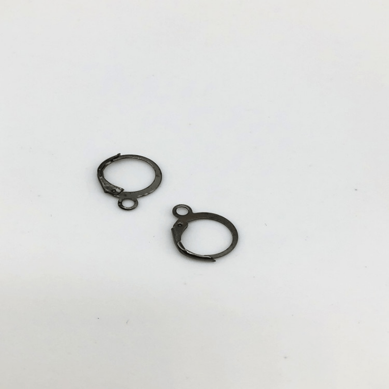 50pcs Vintage French Style Earring Hooks 15x12mm DIY Jewelry Making Supplies