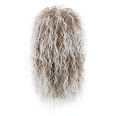 Men's Punk Style Long Curly Fiber Hair Wig Halloween Rock Wig