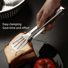 Stainless Steel Food Tongs for BBQ Steak Outdoor Buffet