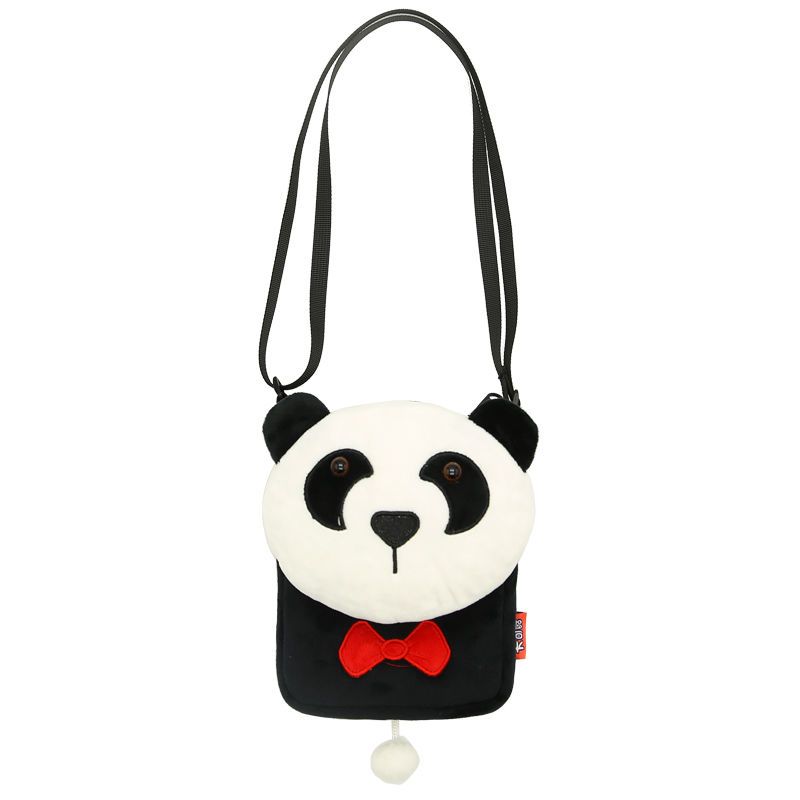 Plush Animal School Bag Shoulder Messenger Bag Coin Purse Wallet