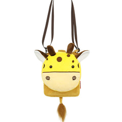 Plush Animal School Bag Shoulder Messenger Bag Coin Purse Wallet