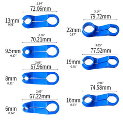 Fuel Line Disconnect Tool Set for Auto AC Refrigerant Pipe Removal
