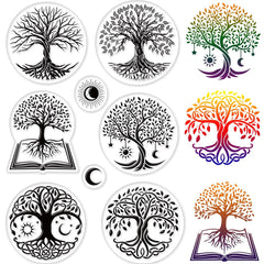 1 Sheet PVC Plastic Stamps DIY Scrapbooking Photo Album Decorative Cards Making