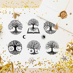 1 Sheet PVC Plastic Stamps DIY Scrapbooking Photo Album Decorative Cards Making