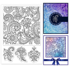 1 Sheet PVC Plastic Stamps DIY Scrapbooking Photo Album Decorative Cards Making