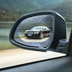 2pcs Car Rearview Mirror Film Anti Fog Rainproof Waterproof Membrane