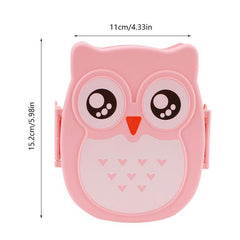 Cartoon Owl Lunch Box For Office Workers Teens Leakproof Food Container
