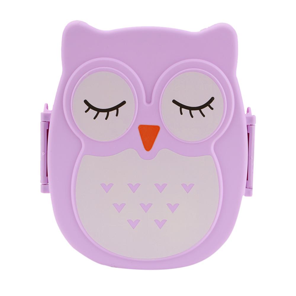 Cartoon Owl Lunch Box For Office Workers Teens Leakproof Food Container
