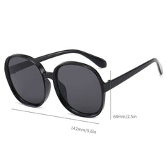 Oversized Round Sunglasses Men Women Gradient Glasses Driving UV400