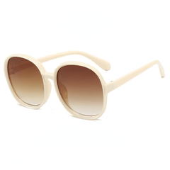 Oversized Round Sunglasses Men Women Gradient Glasses Driving UV400
