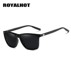 RoyalHot Polarized Square Sunglasses Aluminum Magnesium Frame