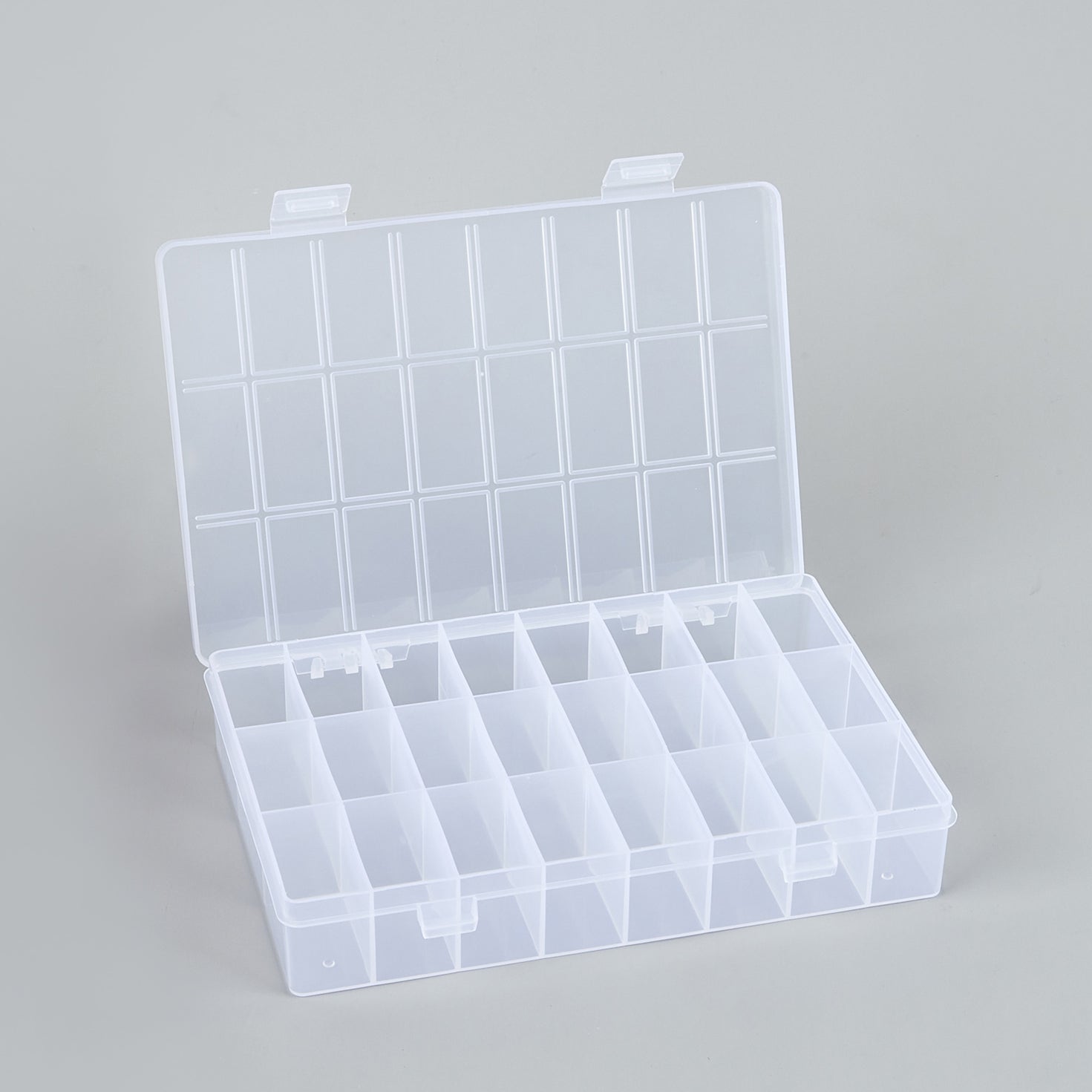 24 Grid Plastic Storage Box for Jewelry Organization