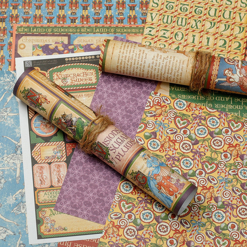 Nutcracker Ballet Decoration Paper - 15 Sheets