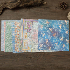 15 Sheets Fairy Wings Material Paper Retro Journal Ballet DIY Stationery