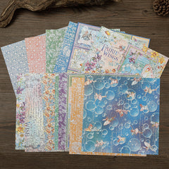 15 Sheets Fairy Wings Material Paper Retro Journal Ballet DIY Stationery