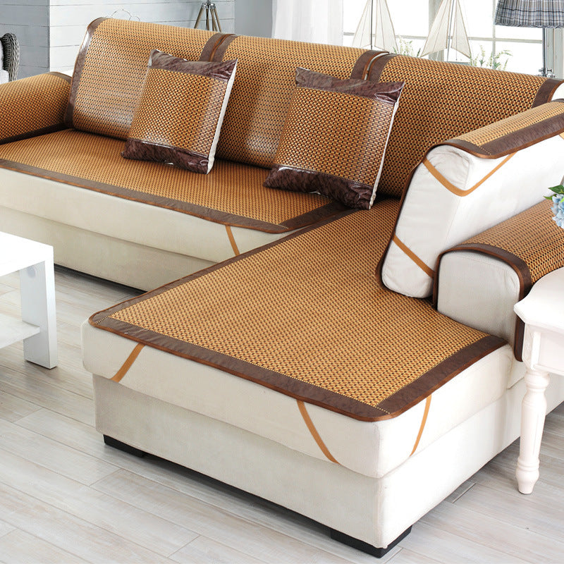 Summer Breathable Seat Cushion Sofa Cushion with Elastic Fixation