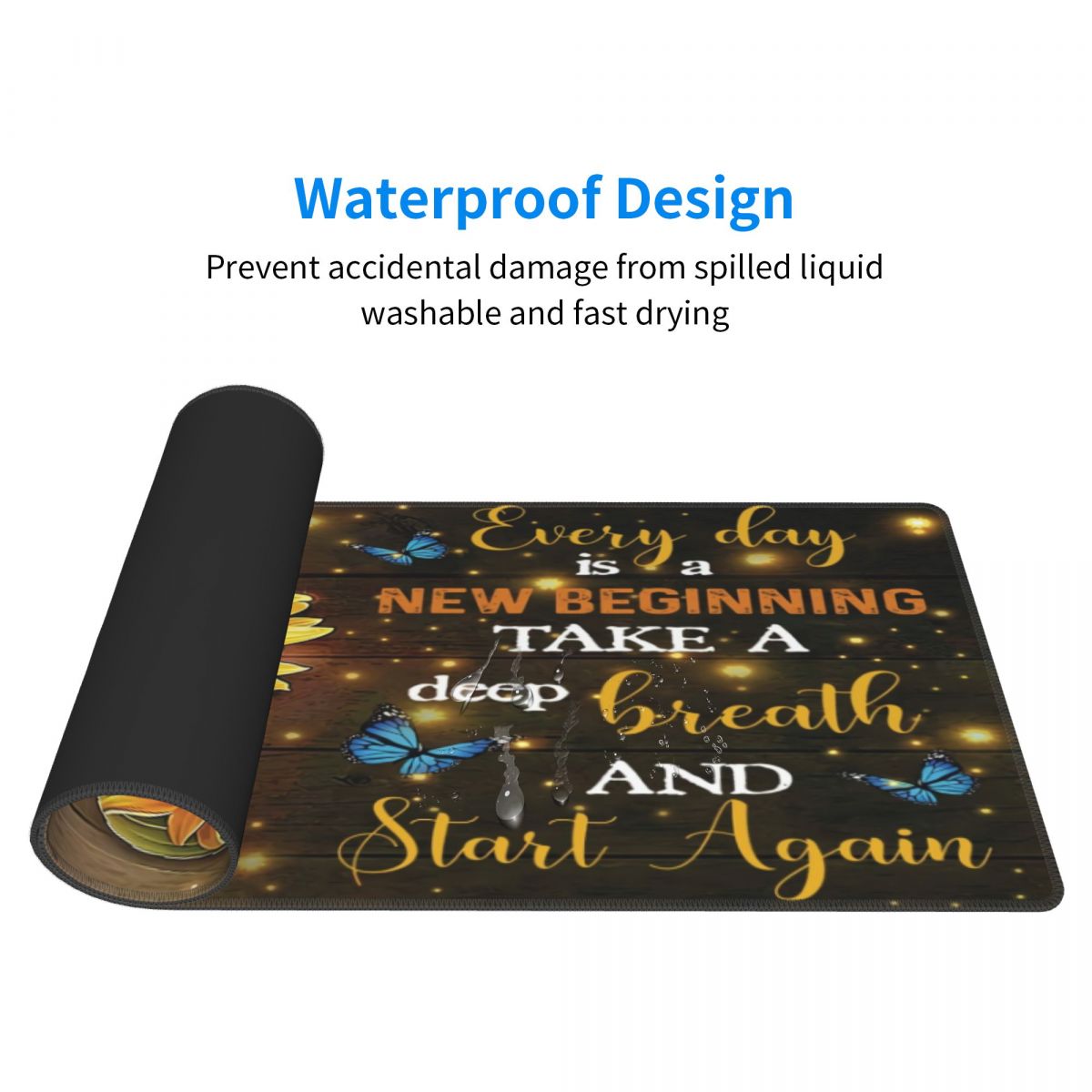 Sunflower Extended Mouse Pad Large Gaming Mouse Pad Computer Keyboard Mouse Mat