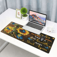 Sunflower Extended Mouse Pad Large Gaming Mouse Pad Computer Keyboard Mouse Mat