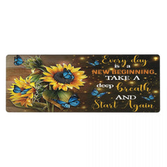 Sunflower Extended Mouse Pad Large Gaming Mouse Pad Computer Keyboard Mouse Mat